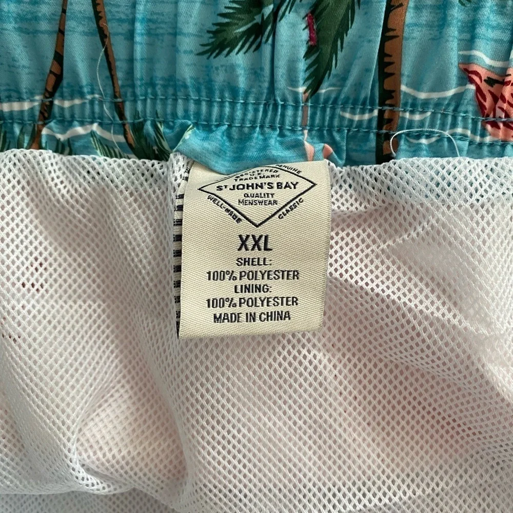 St. John's Bay Men's Lined Swim Short NWT Size XXL